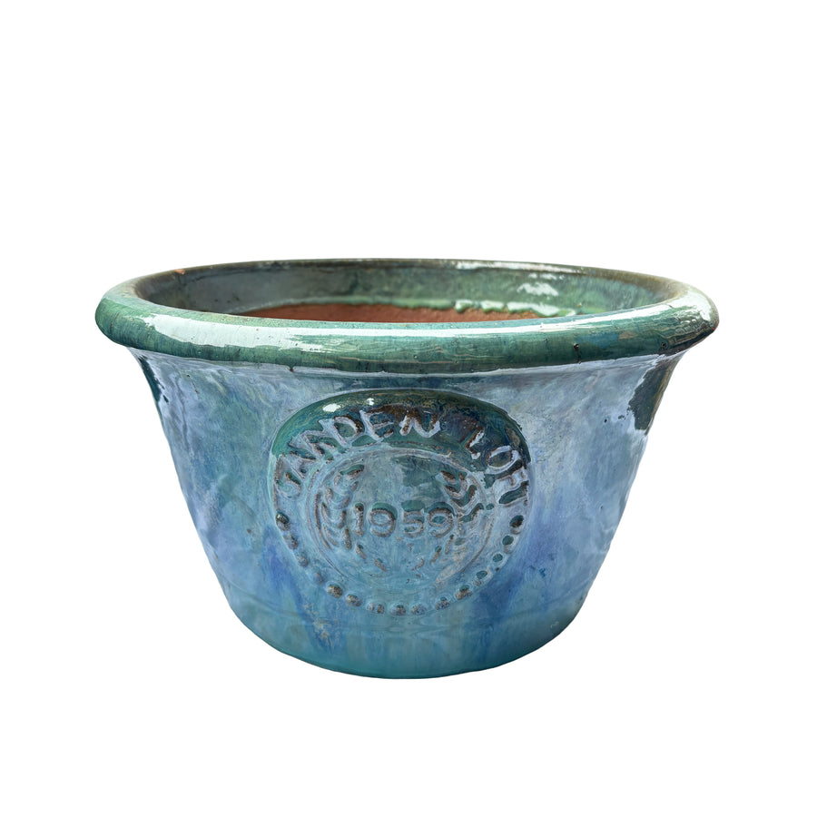Garden Loft Low Bowl Pot Green