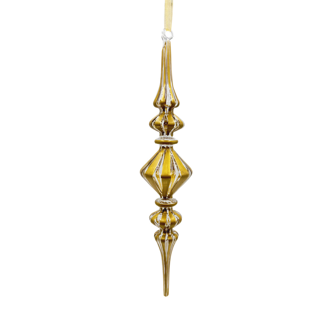 Pale Gold Finial Ornament