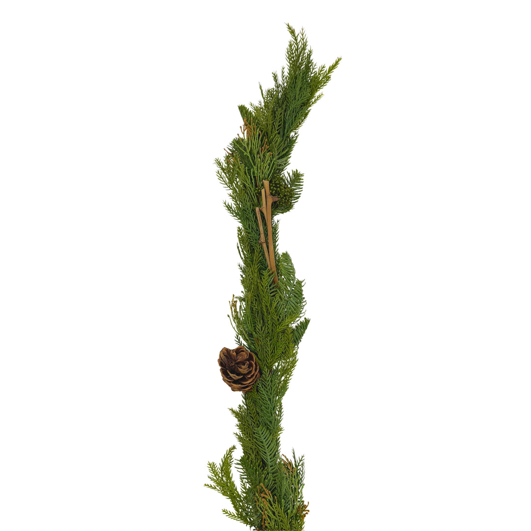 Real Touch Pine and Pinecone Collection Garland