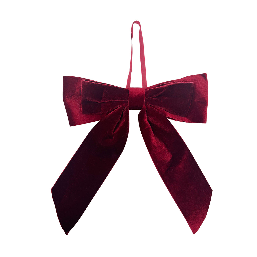 Velvet Pre-Made Hanging Bow