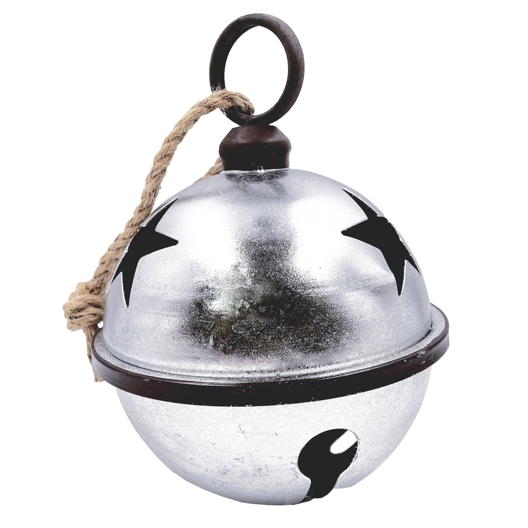 Silver Metal Bell Ornament