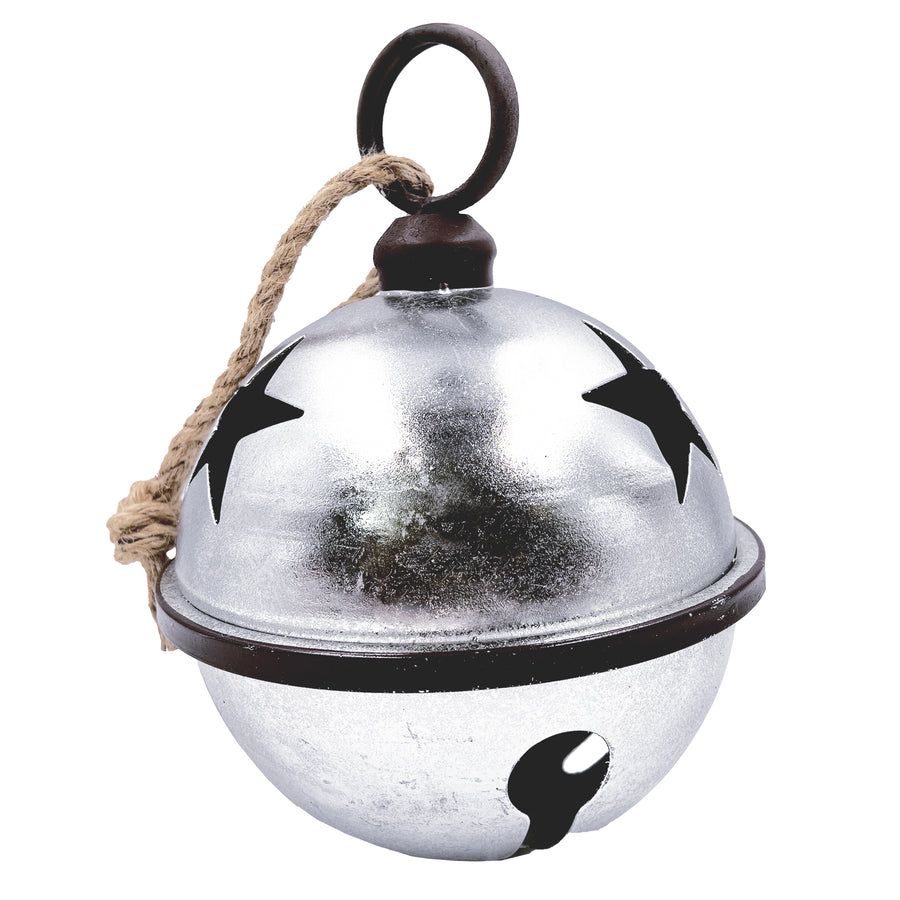 Silver Metal Bell Ornament