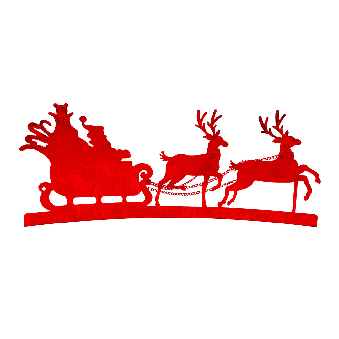 Wall Hanging Santa Sleigh