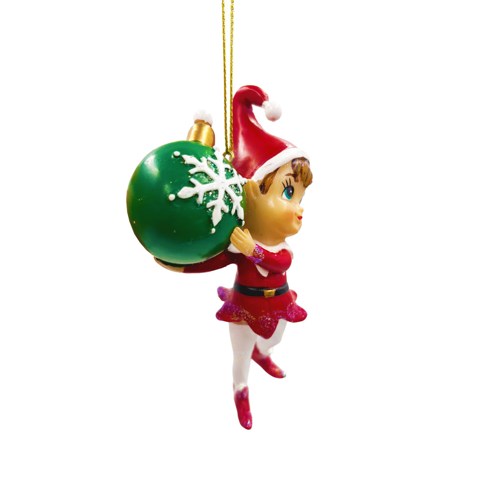 Vintage Elf Ornament