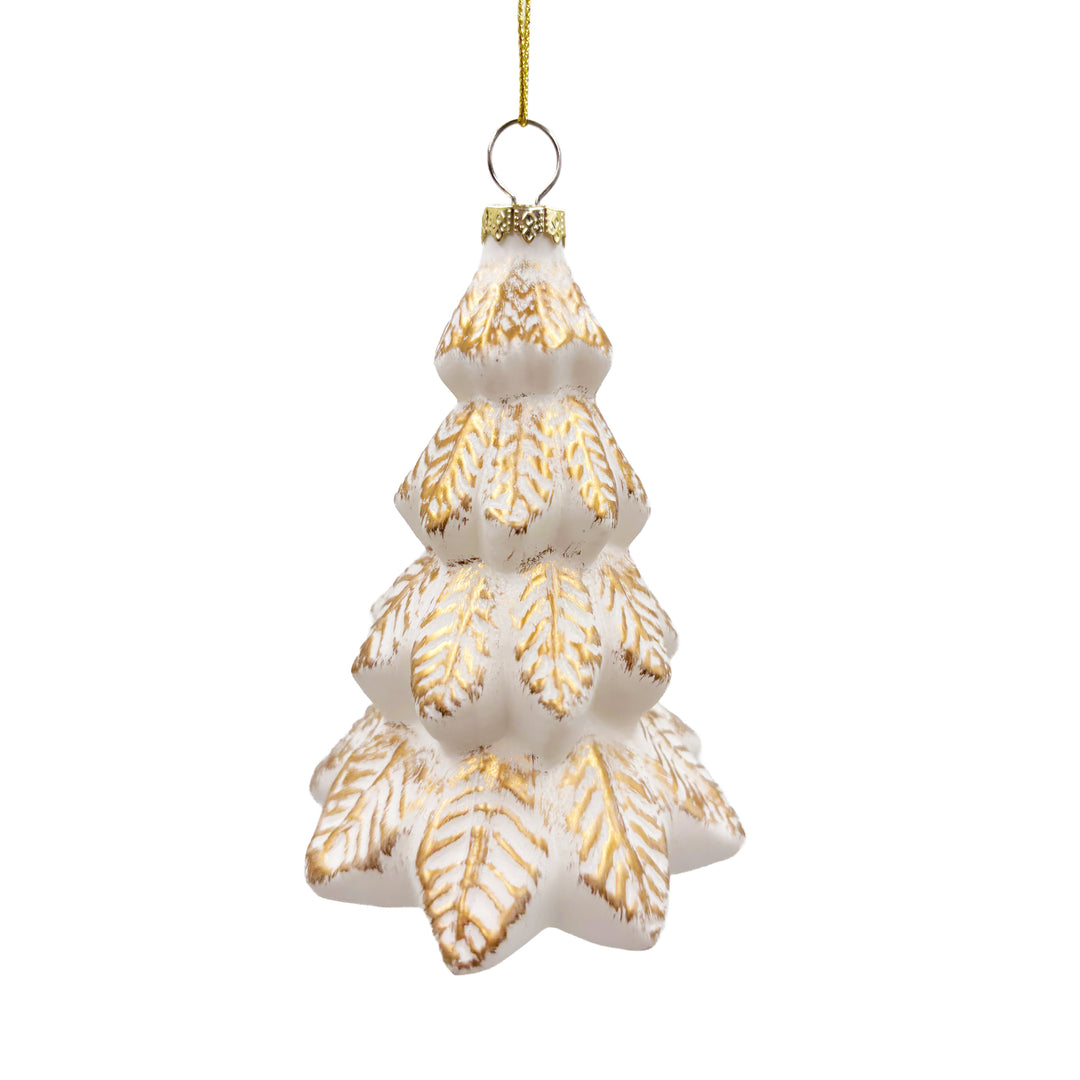 Ivory and Gold Tree Ornament