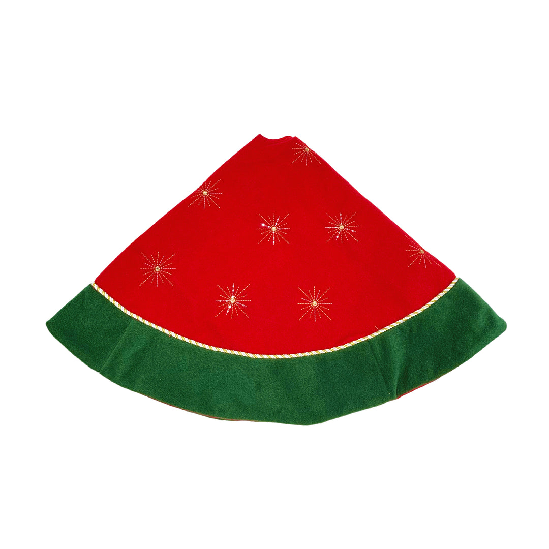 Red & Green Tree Skirt
