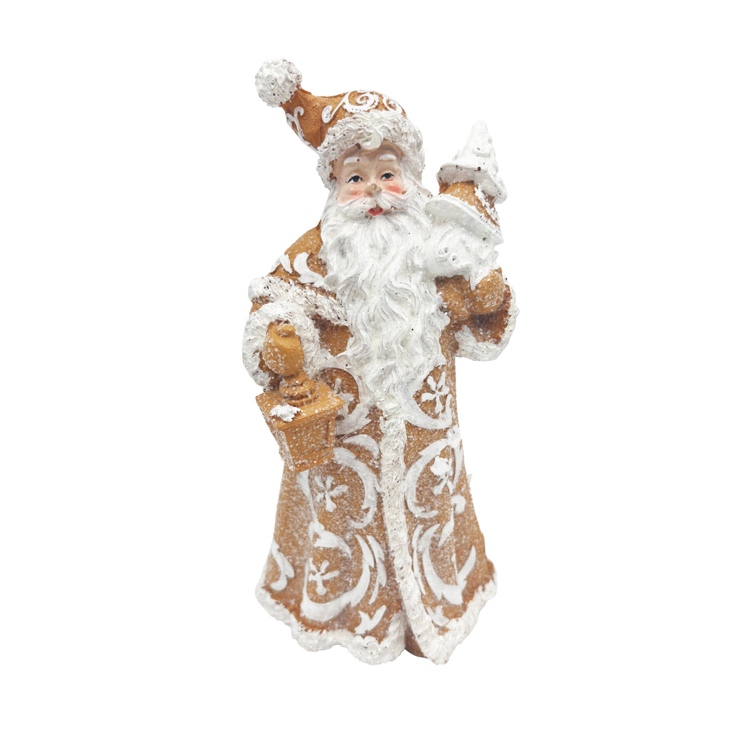 Gingerbread Santa with Lantern