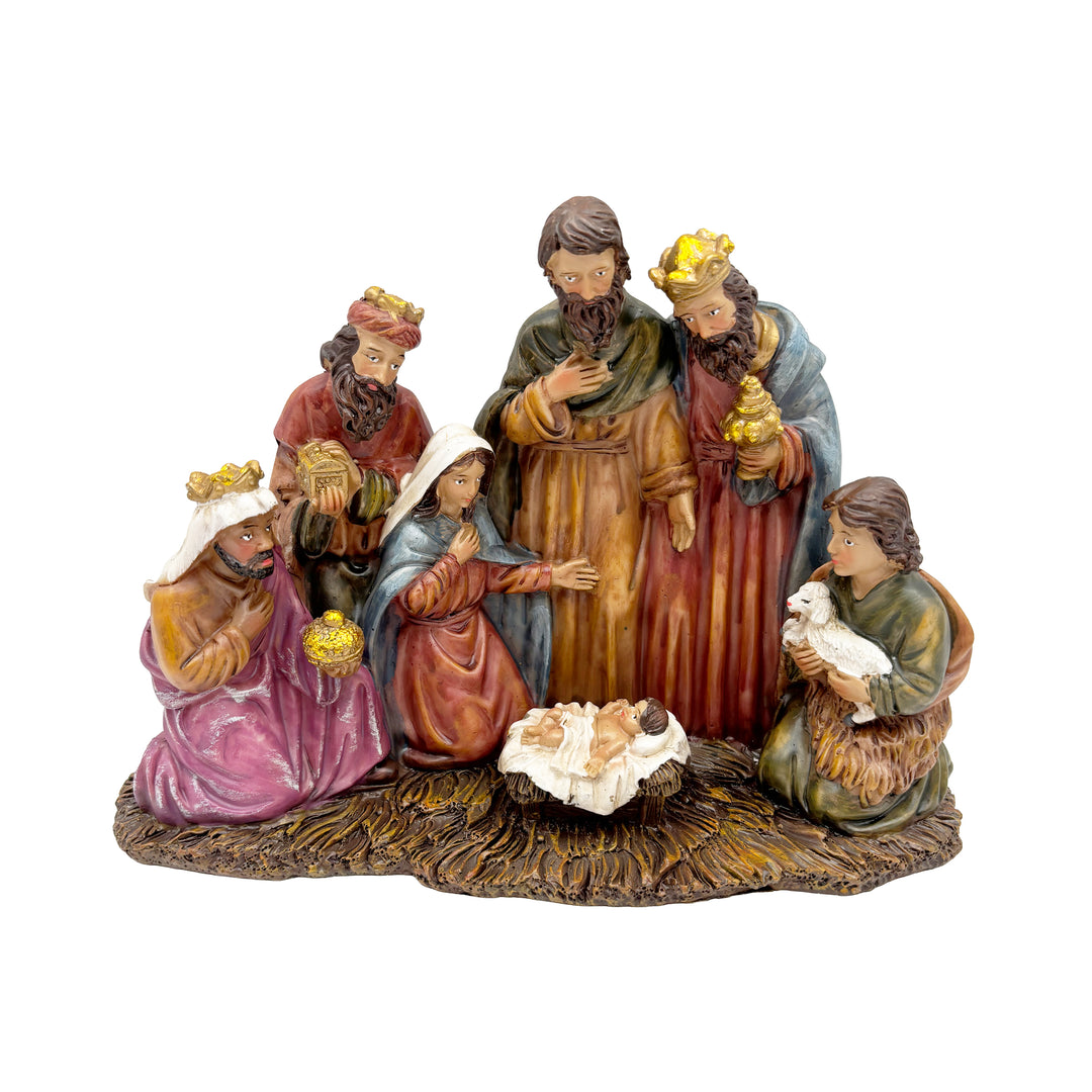 Resin Tabletop Nativity Scene