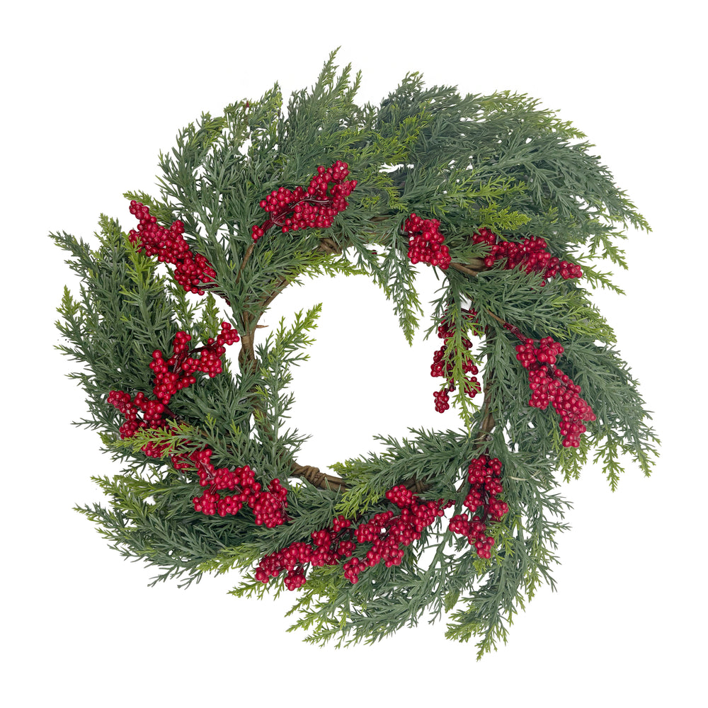 Cedar and Red Berry Collection Candle Ring