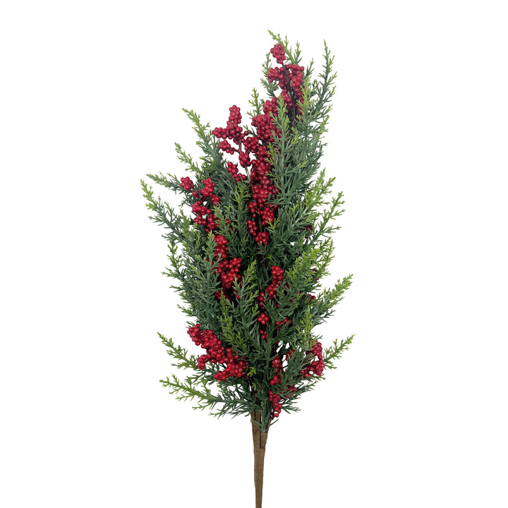 Cedar and Red Berry Collection Spray