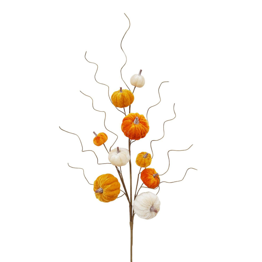 White & Orange Pumpkin Spray