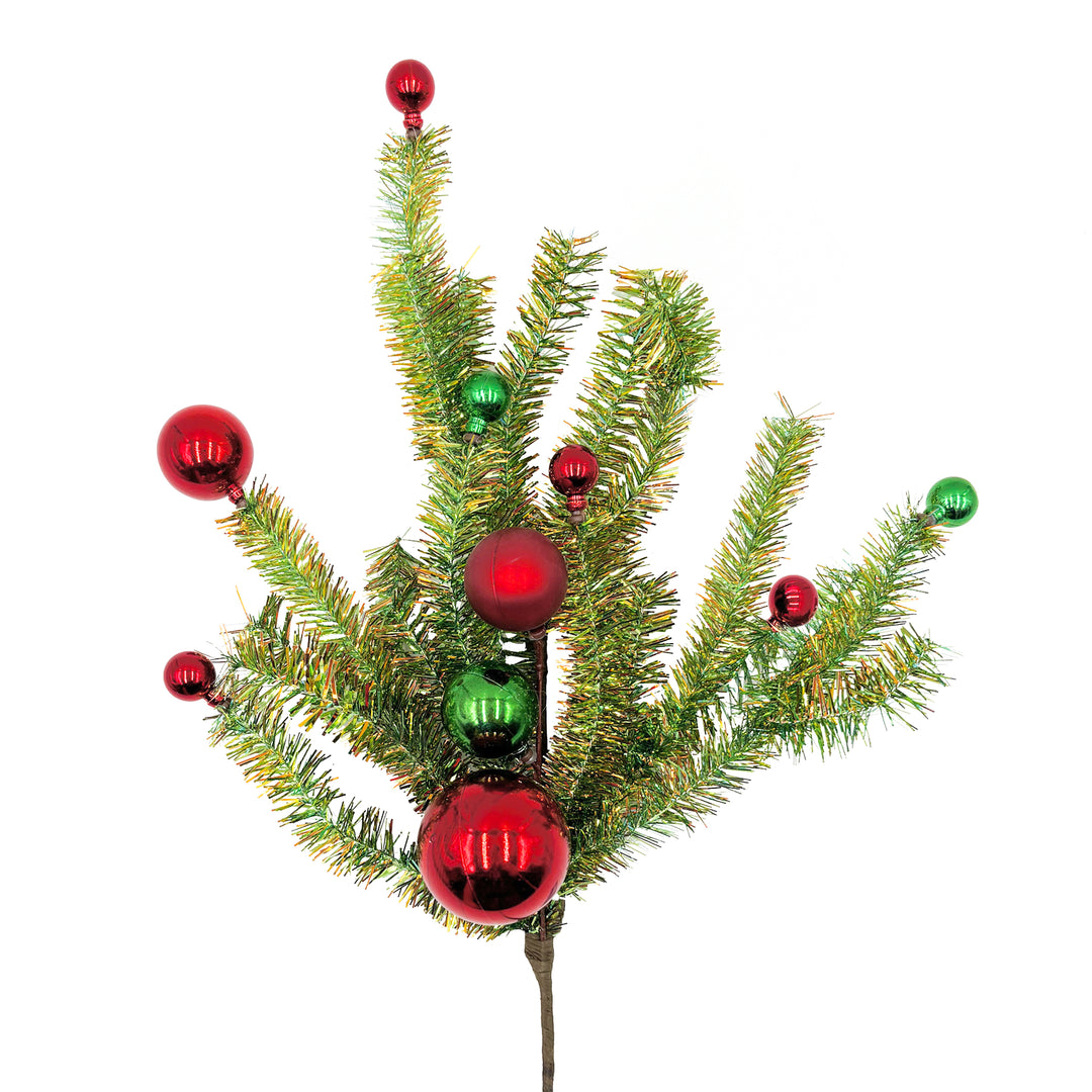 Pine and Red/Green Ornament Collection Pick