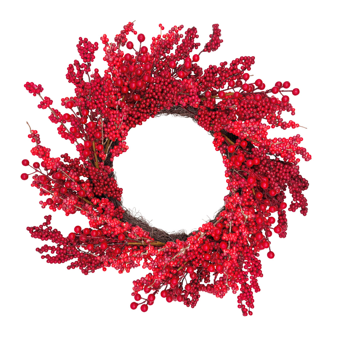 Styrofoam Red Berry Wreath