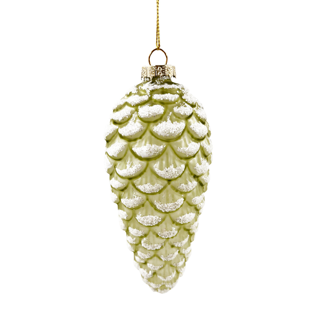Light Green Pinecone Ornament