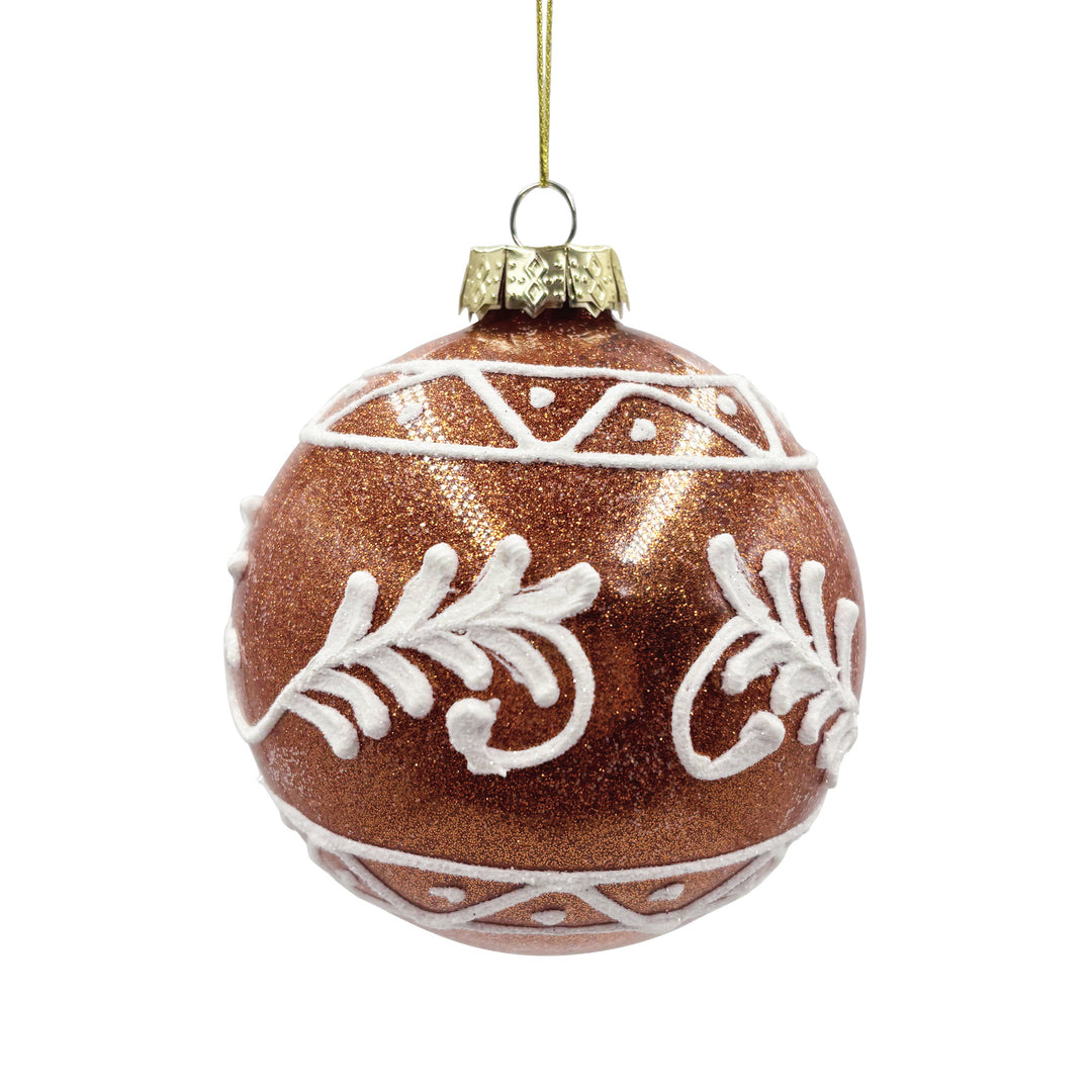 Gingerbread Ball Ornament