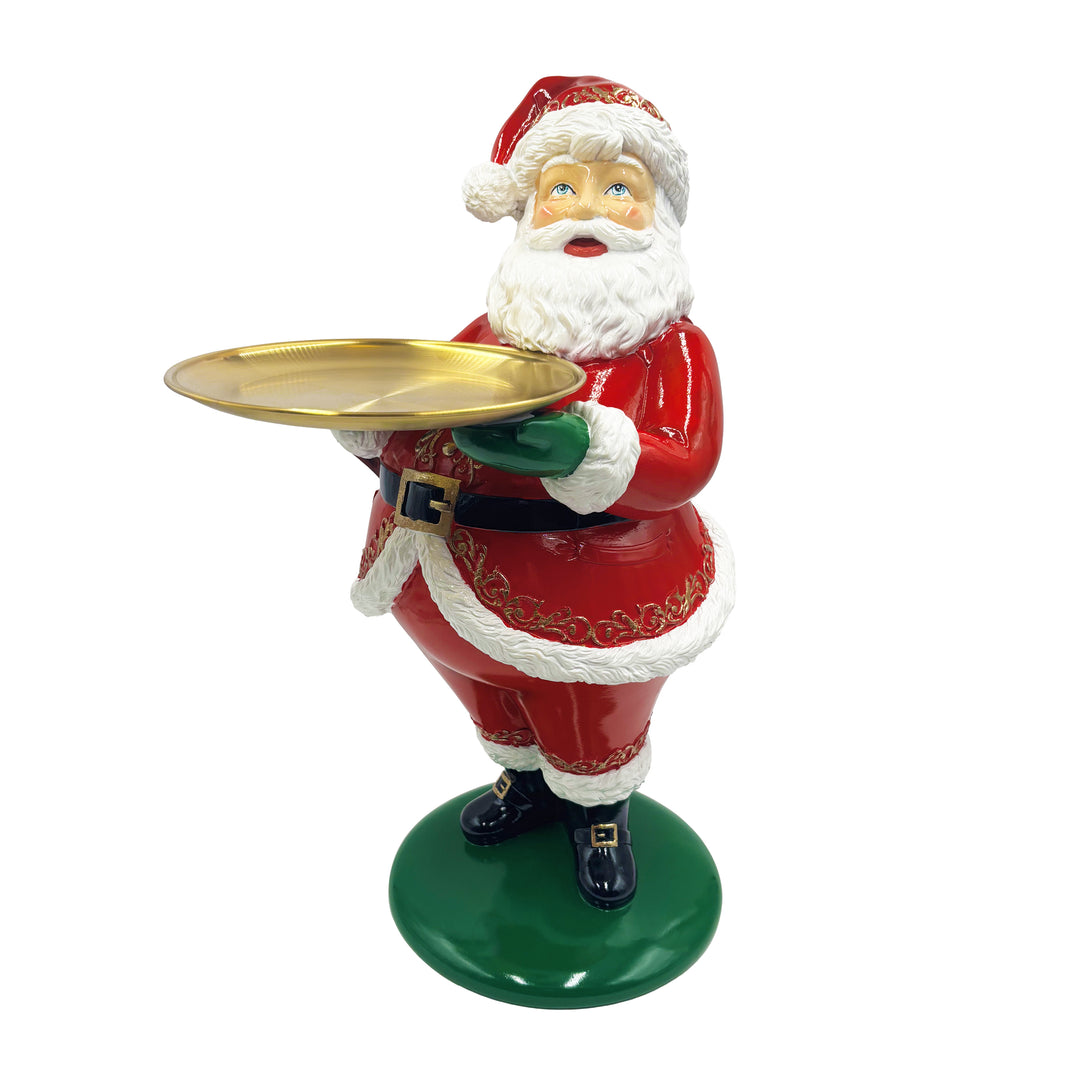 Santa Butler with Serving Tray