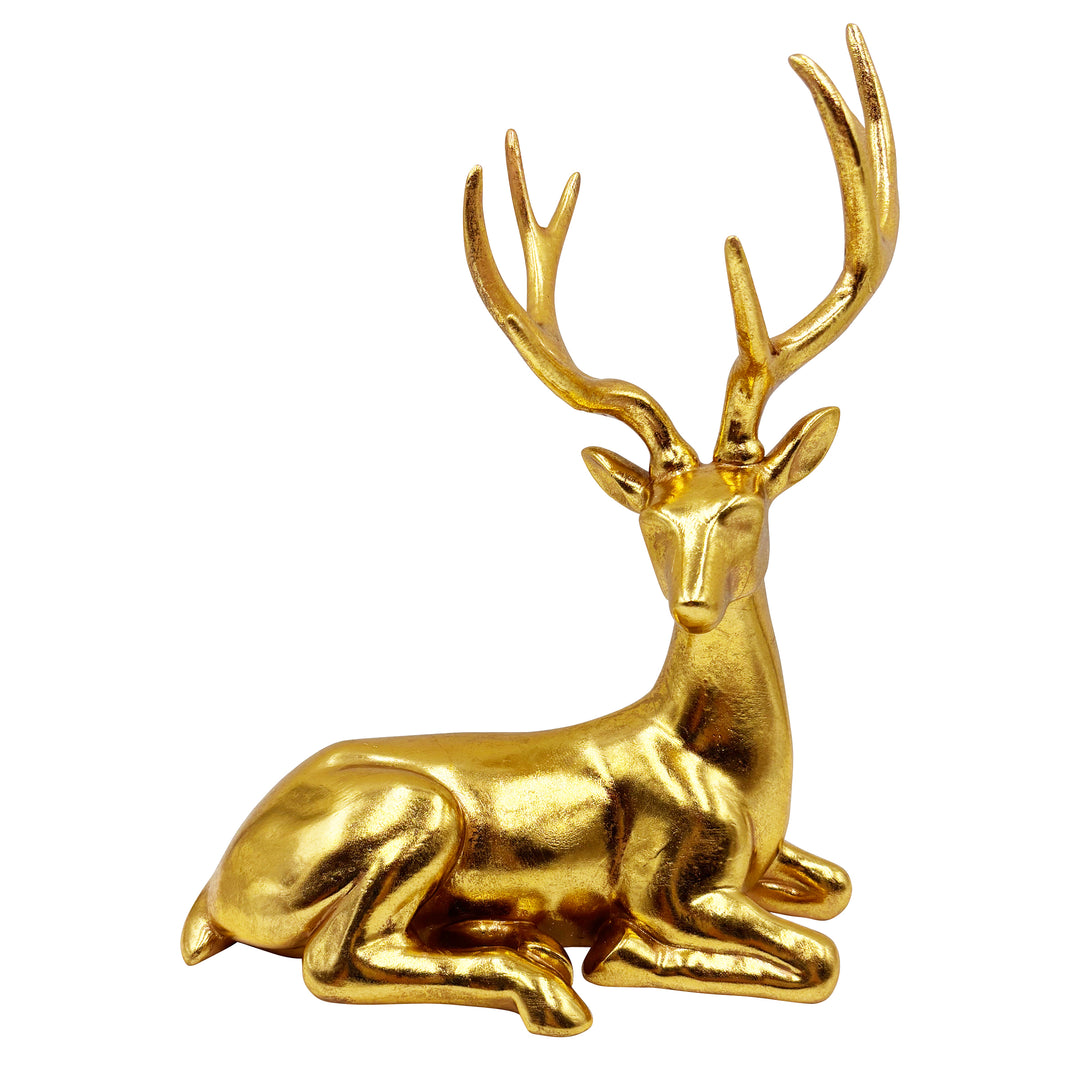 Gold Modern Deer Figurine