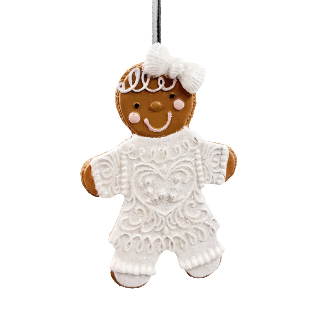 Gingerbread Boy & Girl Ornament Girl