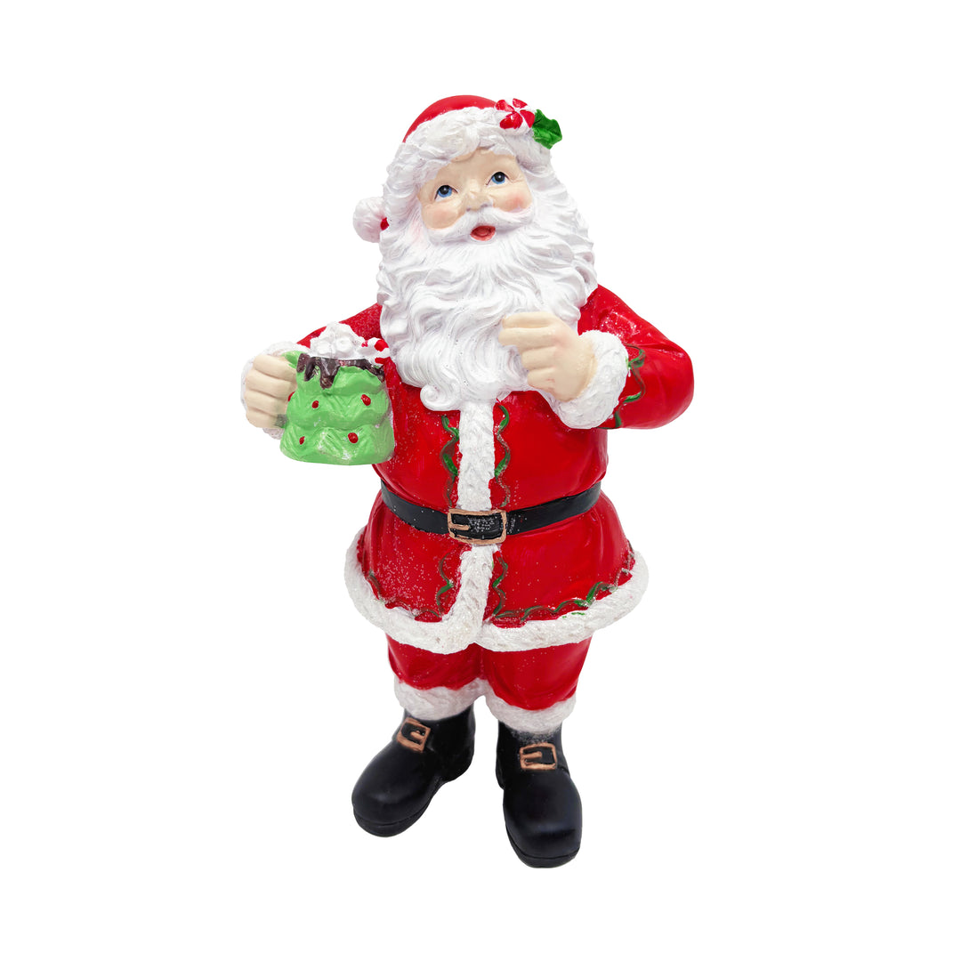 Santa Holding Hot Chocolate