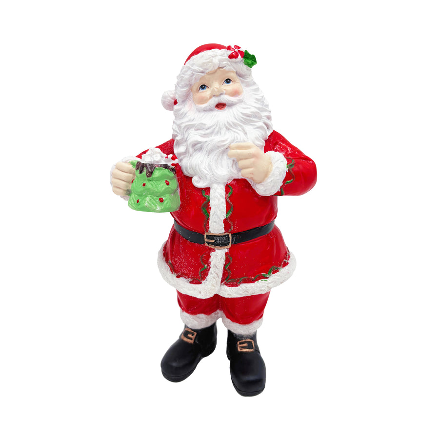 Santa Holding Hot Chocolate