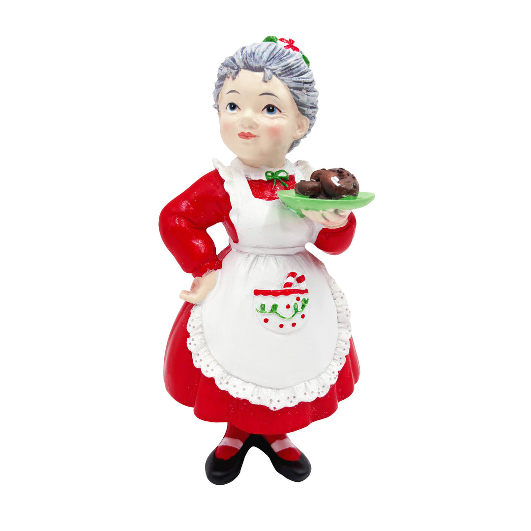Mrs. Claus with Cookie Tray