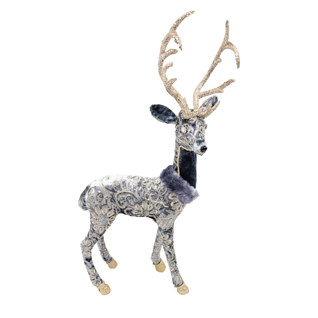 Blue and Gold Deer Decoration