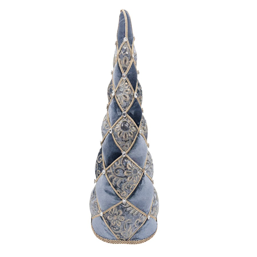 Blue and Gold Cone Tree