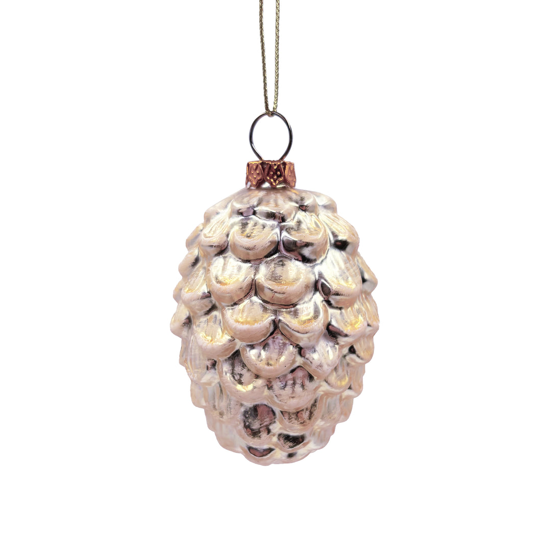 Gold Pinecone Ornament