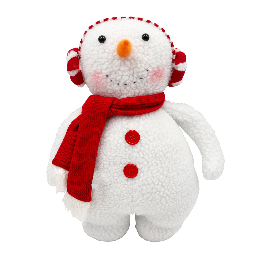 Fabric Snowman with Earmuffs