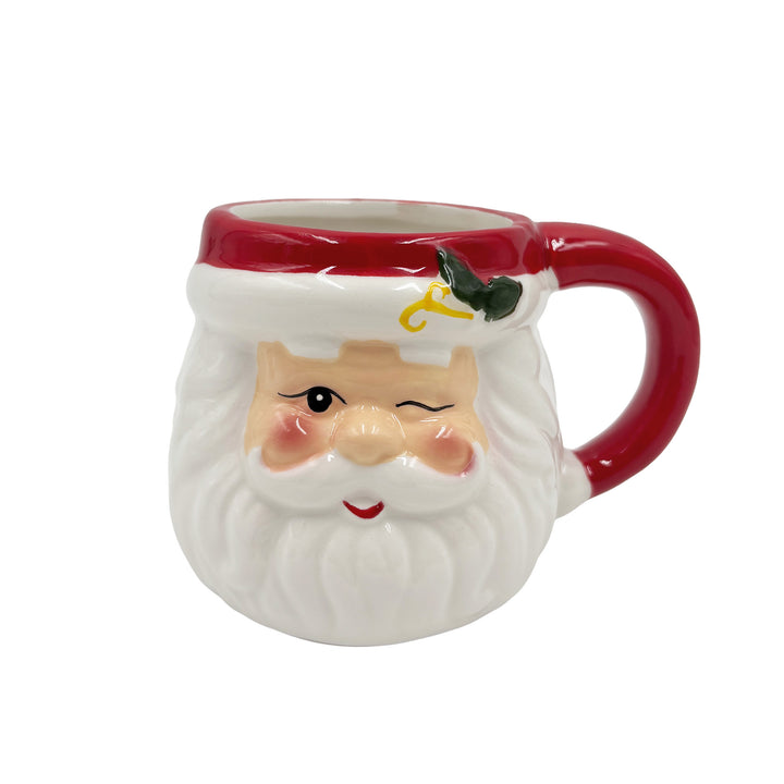 Ceramic Santa Face Mug