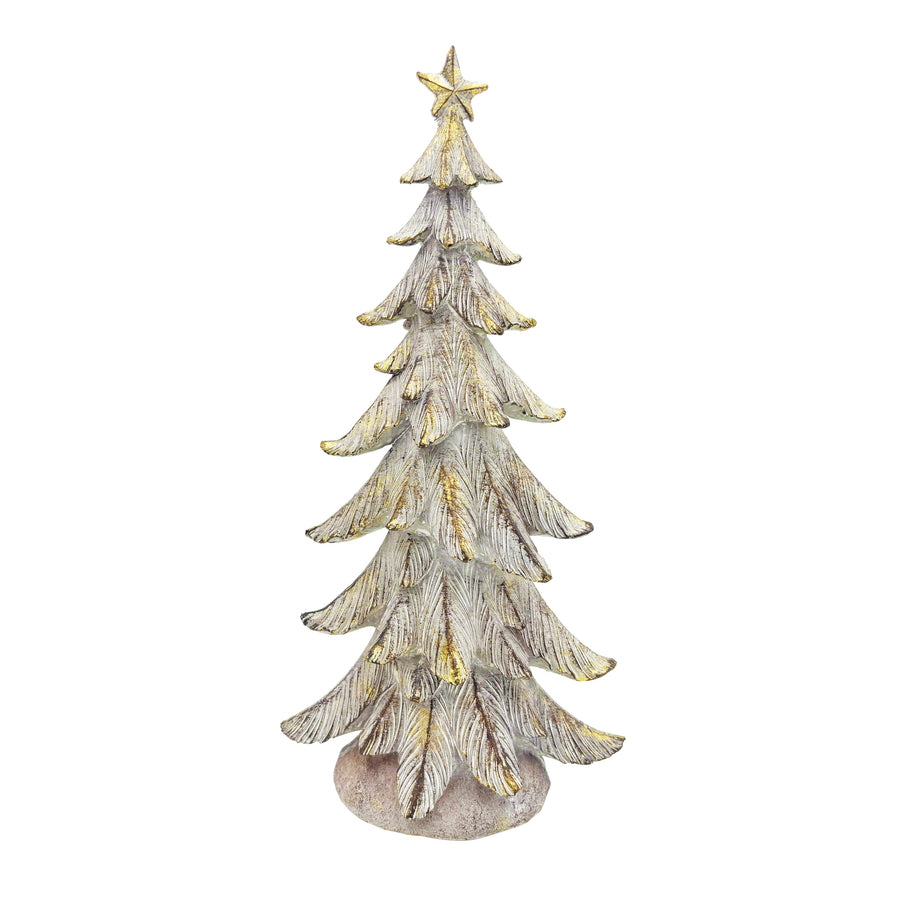 Frosted Wood Look Resin Tabletop Tree