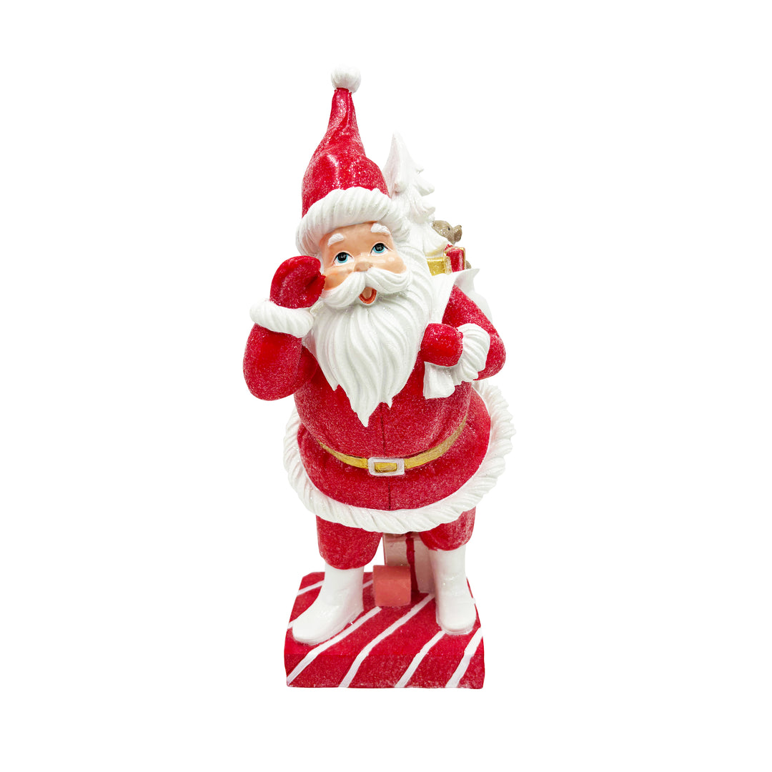 Red & White Santa with Gift Bag