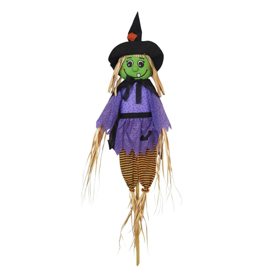 Scarecrow Witch With A Green Face