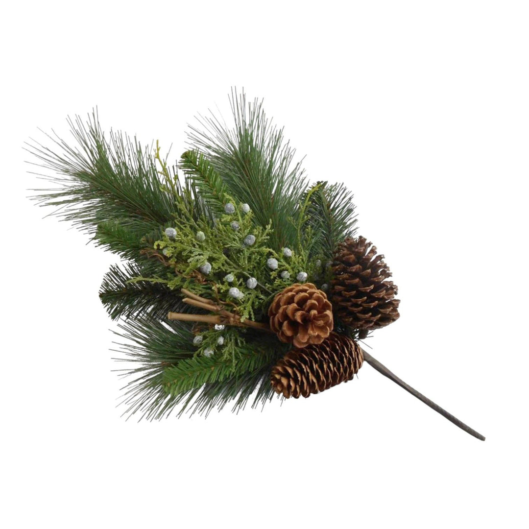 Mixed Pine and Juniper Spray with Pine Cones