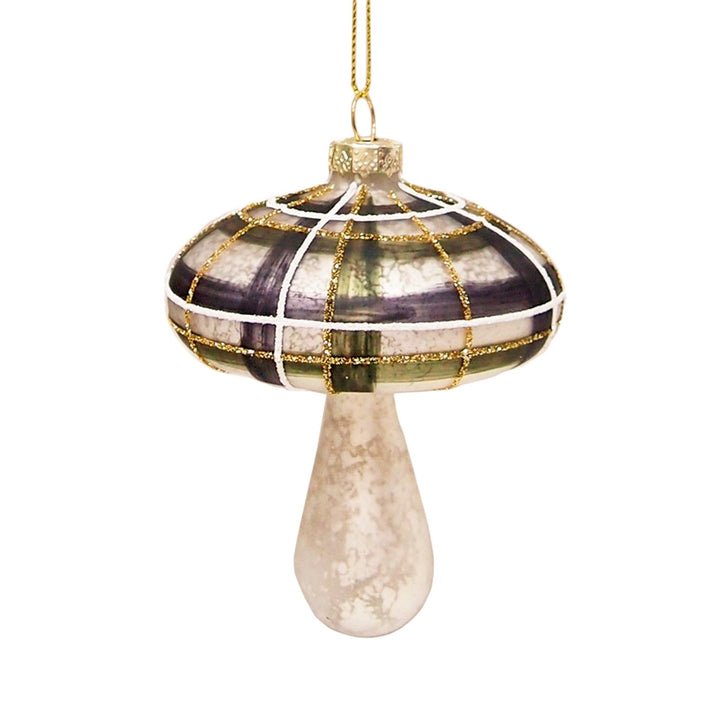 Glass Mushroom Ornament