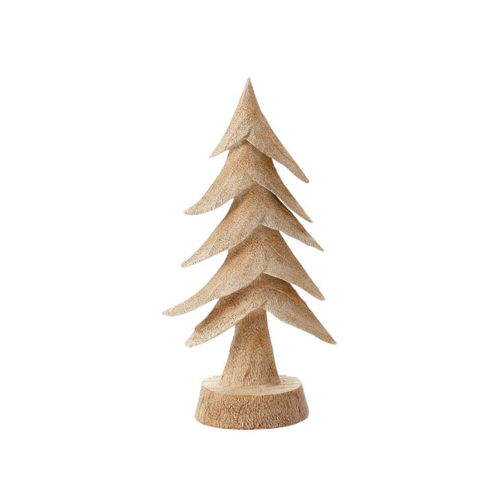 Woodgrain Resin Tabletop Tree