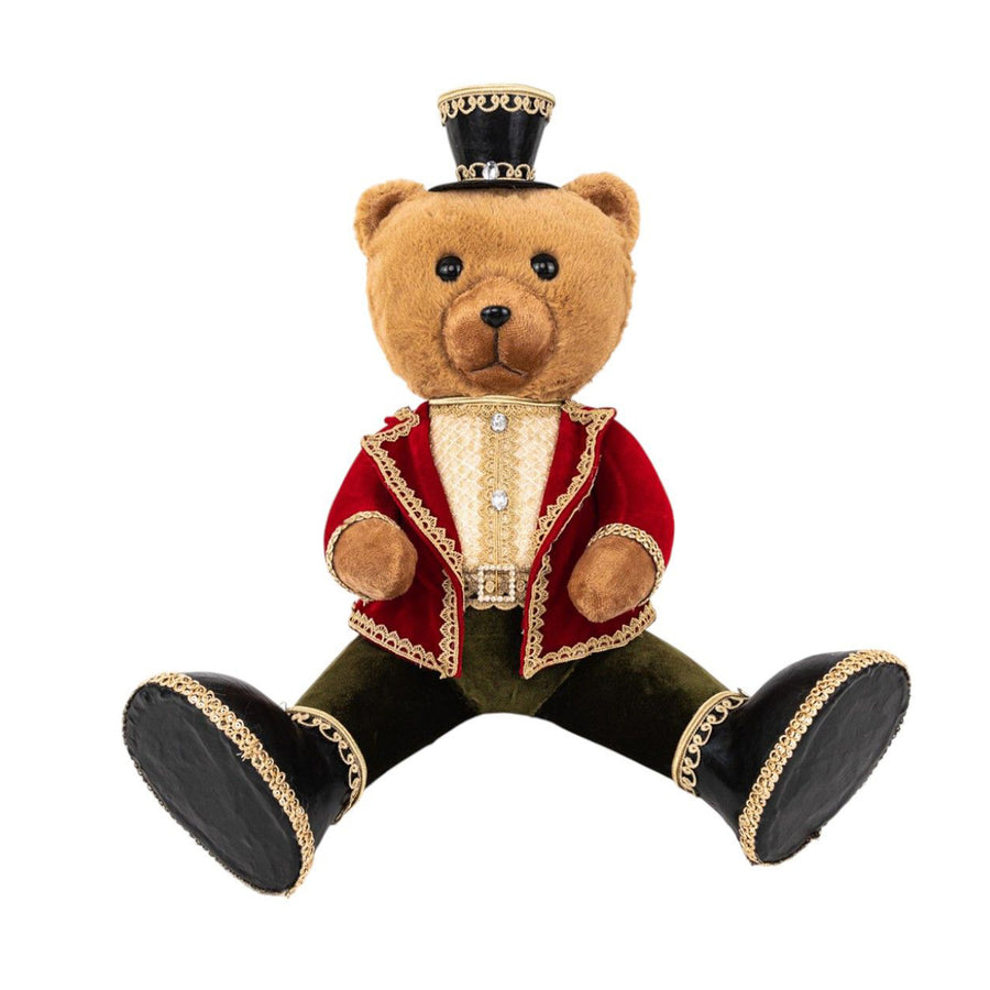Teddy Bear in a Drummer Outfit