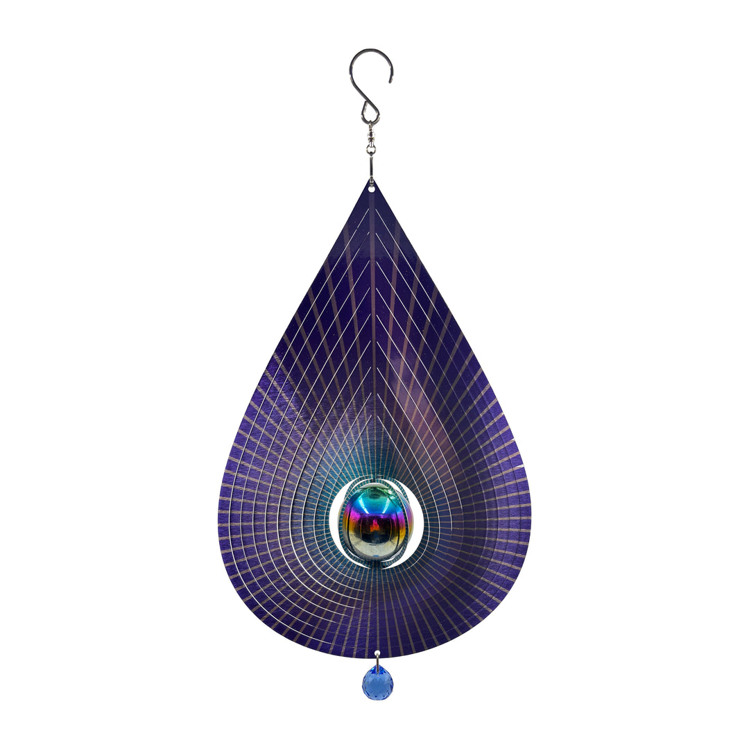 Multi-Color Teardrop Hanging Spinner