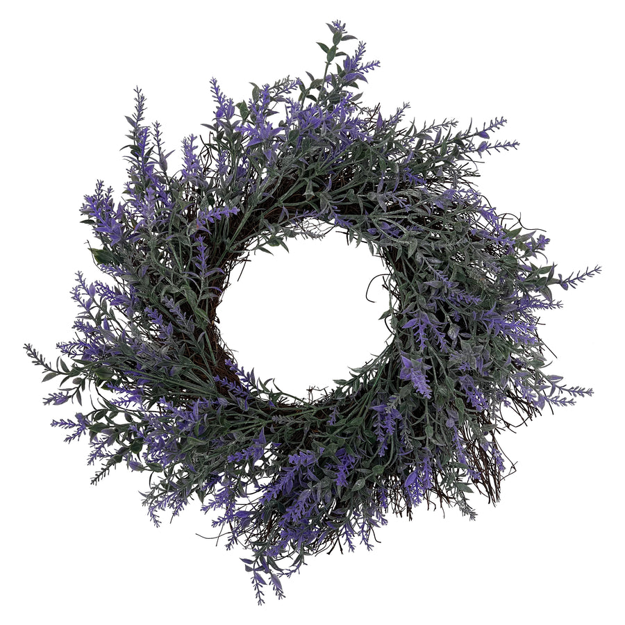 Lavender and Greenery Wreath 20 Inches