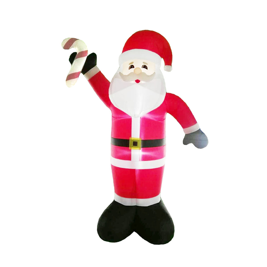 Giant 19' Inflatable Santa with Candy Cane