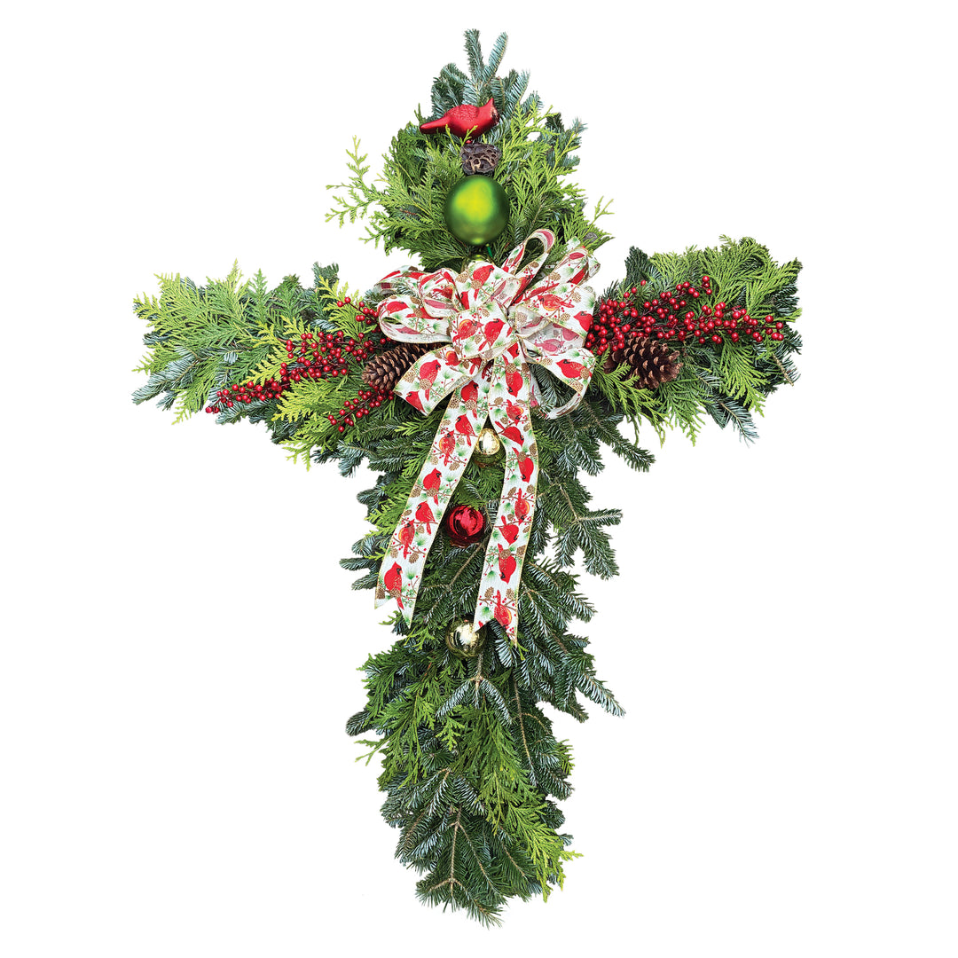 Fresh Evergreen Cemetery Blanket