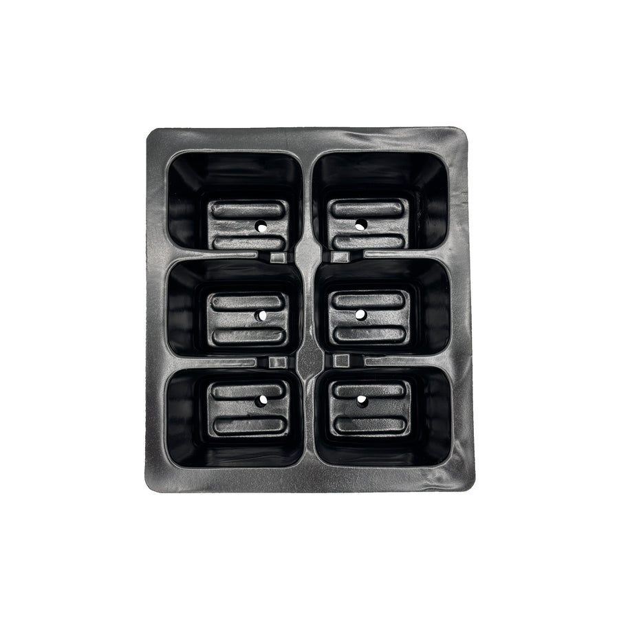 W&R Seeding Tray 6-Cup Strip, 3 Pack