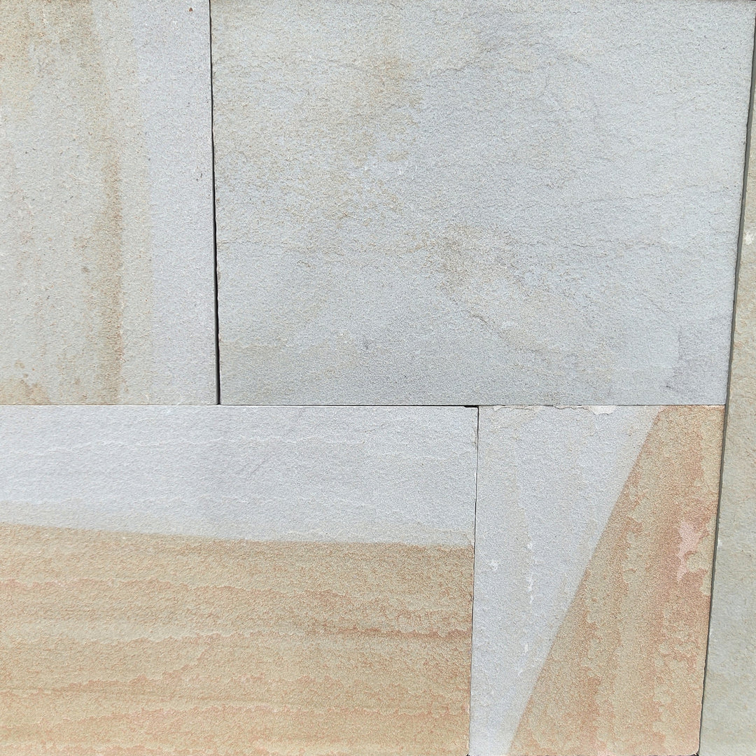 Pennsylvania Bluestone Paving-Thermal Rectangular Full Color