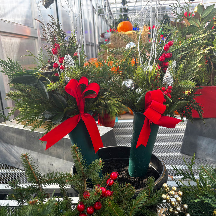 Fresh Evergreen Cemetery Blanket