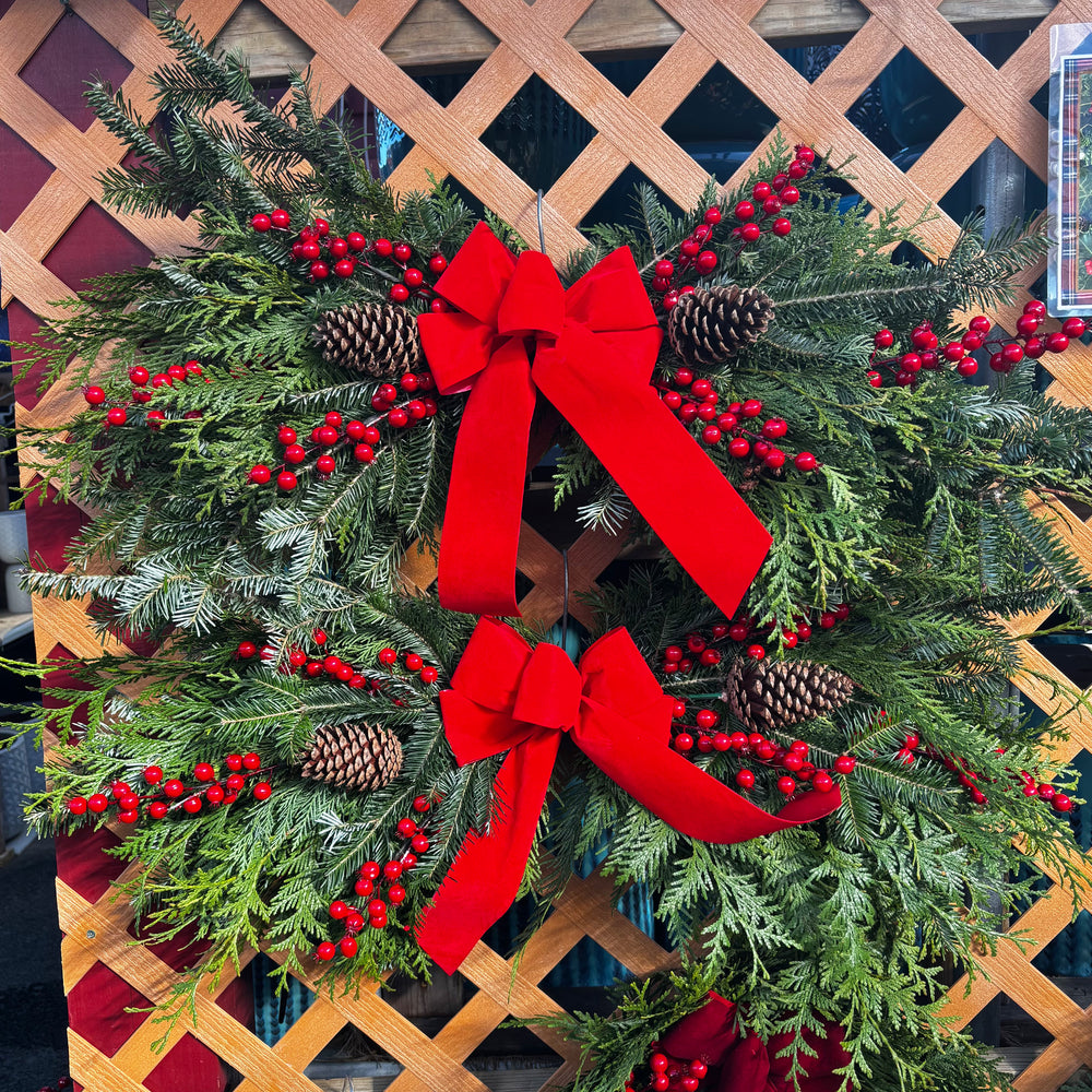 Fresh Evergreen Holiday Swags