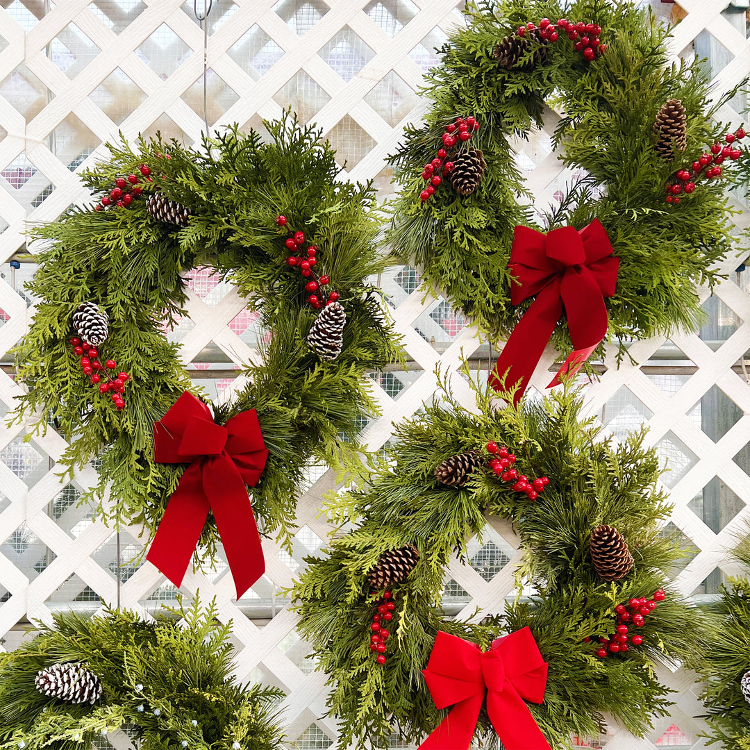 Fresh Evergreen Wreaths