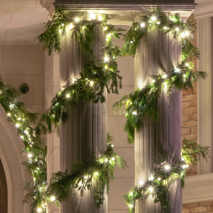 Fresh Cut White Pine Rope Garland